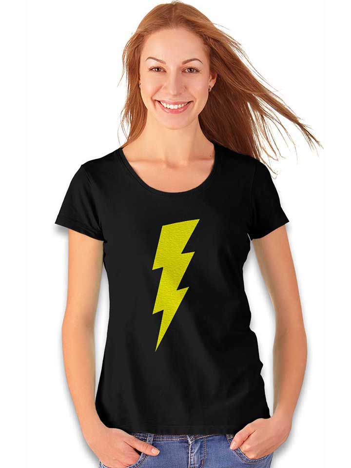 lightning-bolt-damen-t-shirt schwarz 2