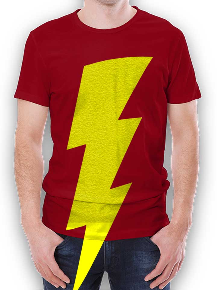 lightning-bolt-t-shirt bordeaux 1