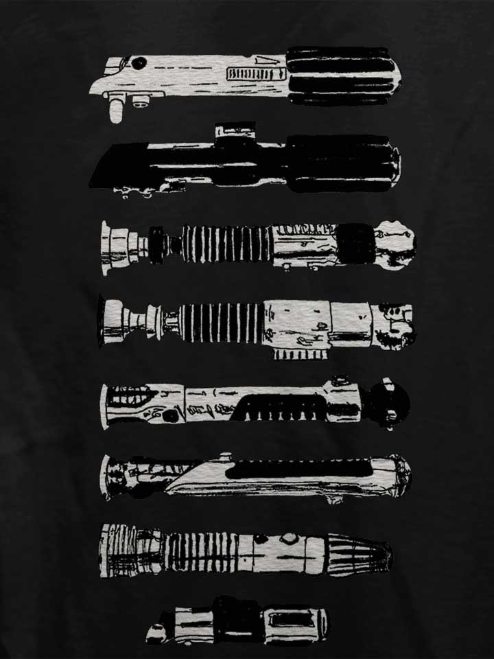 lightsaber-collection-damen-t-shirt schwarz 4