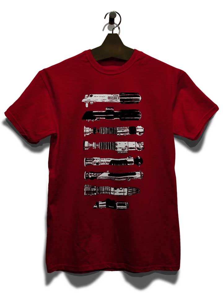 lightsaber-collection-t-shirt bordeaux 3