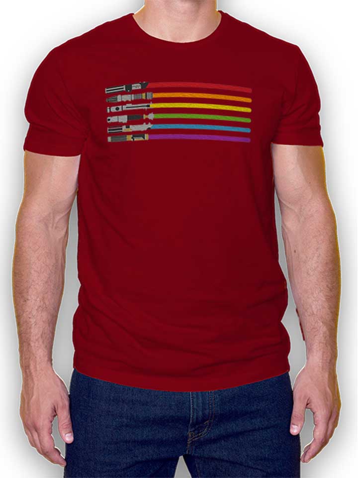 Lightsaber T-Shirt maroon L