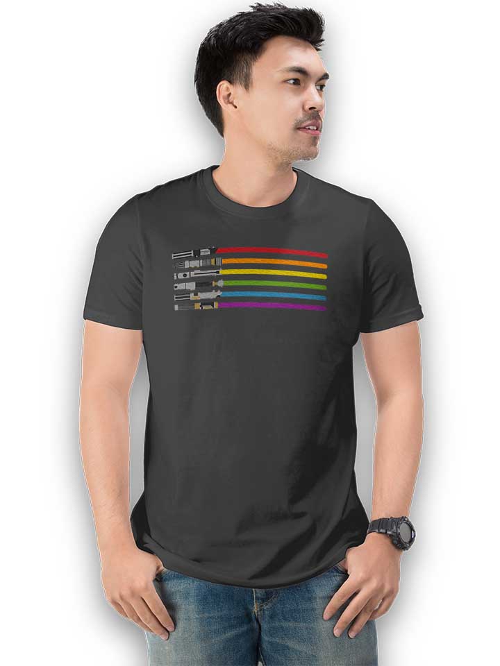 lightsaber-t-shirt dunkelgrau 2