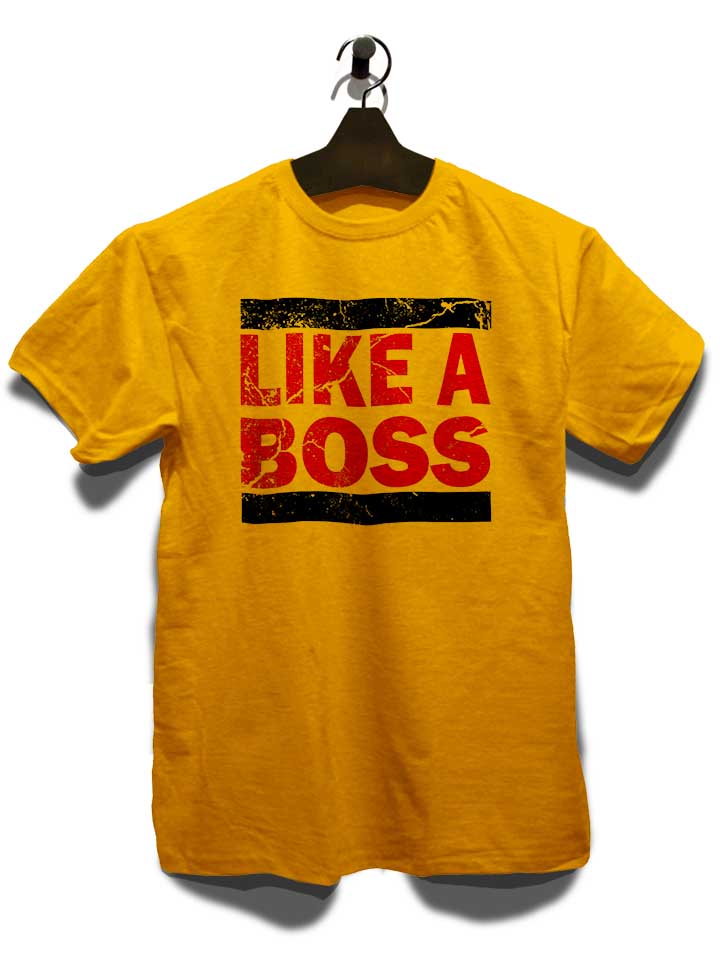 like-a-boss-vintage-t-shirt gelb 3
