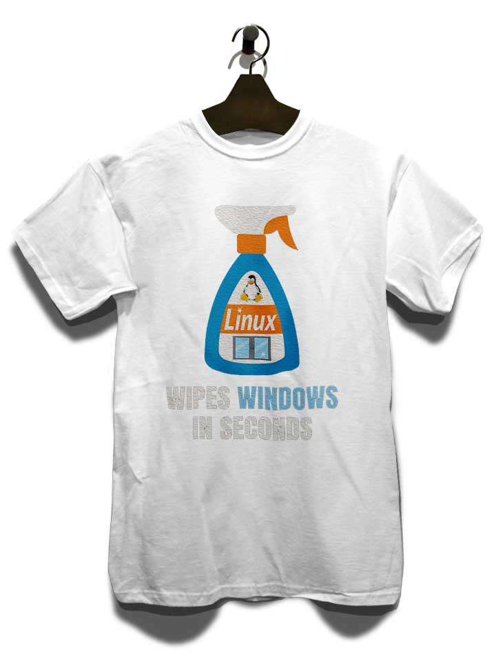 linux-windows-cleaner-t-shirt weiss 3