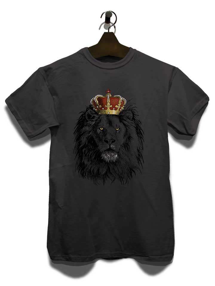 lion-with-crown-t-shirt dunkelgrau 3