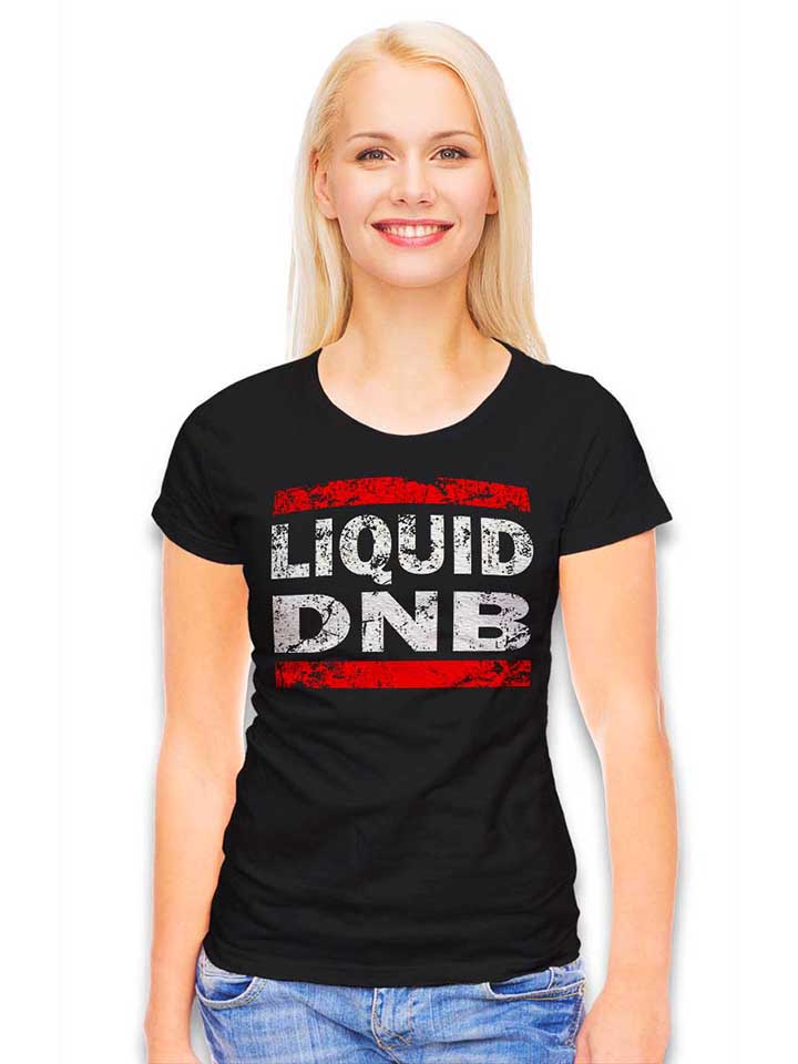 liquid-dnb-damen-t-shirt schwarz 2