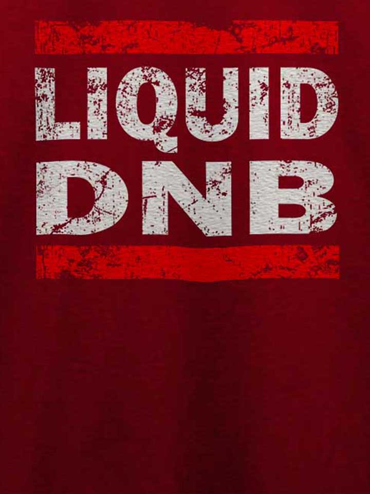 liquid-dnb-t-shirt bordeaux 4