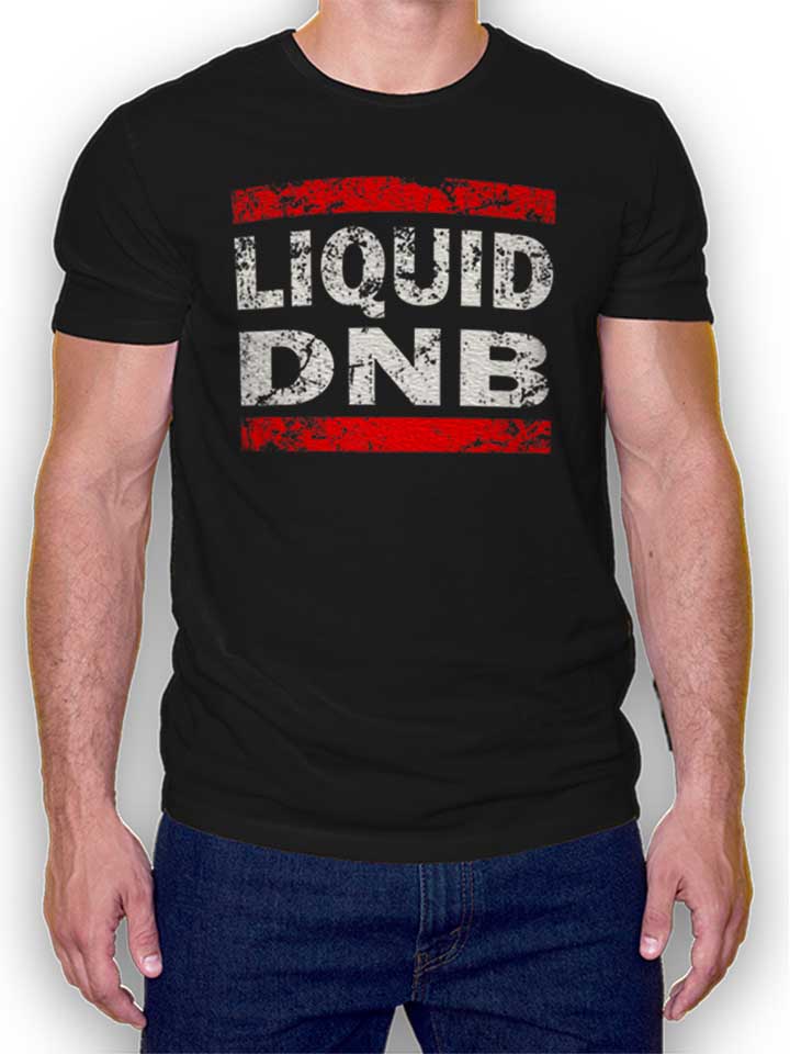 Liquid Dnb T-Shirt schwarz L