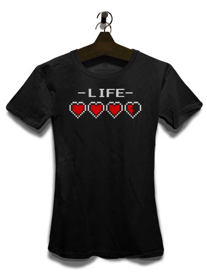live-hearts-damen-t-shirt schwarz 3