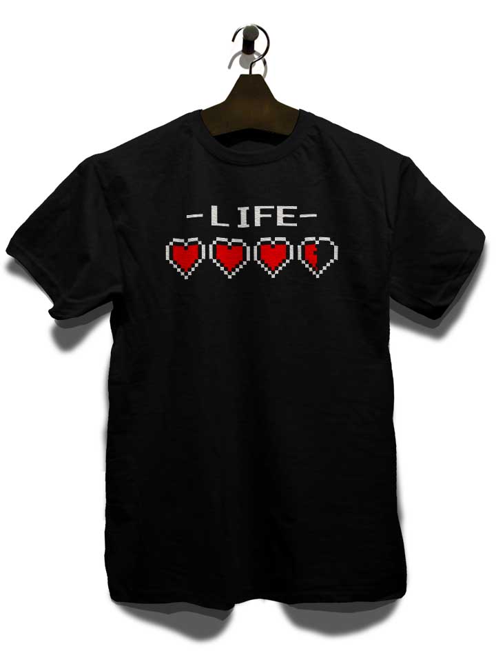 live-hearts-t-shirt schwarz 3