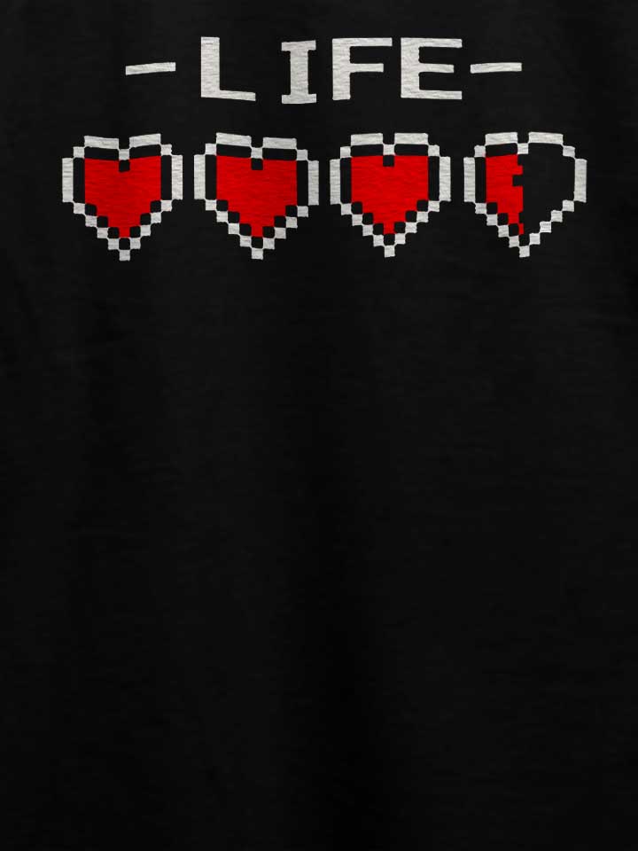 live-hearts-t-shirt schwarz 4