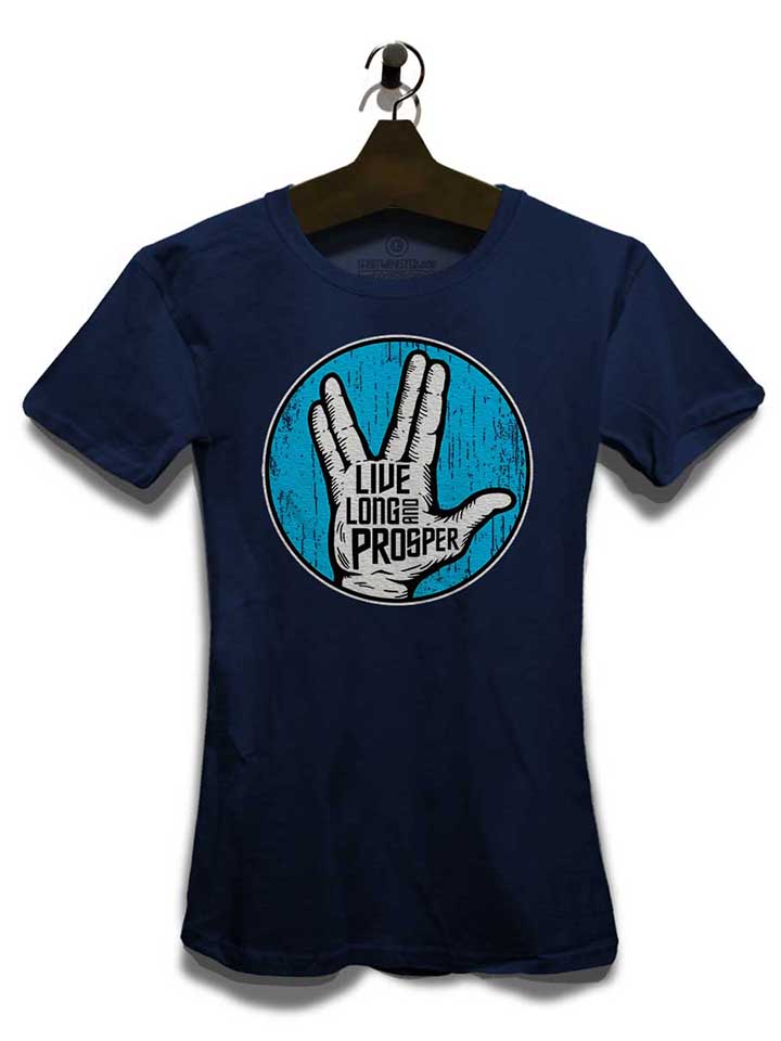 live-long-and-prosper-damen-t-shirt dunkelblau 3