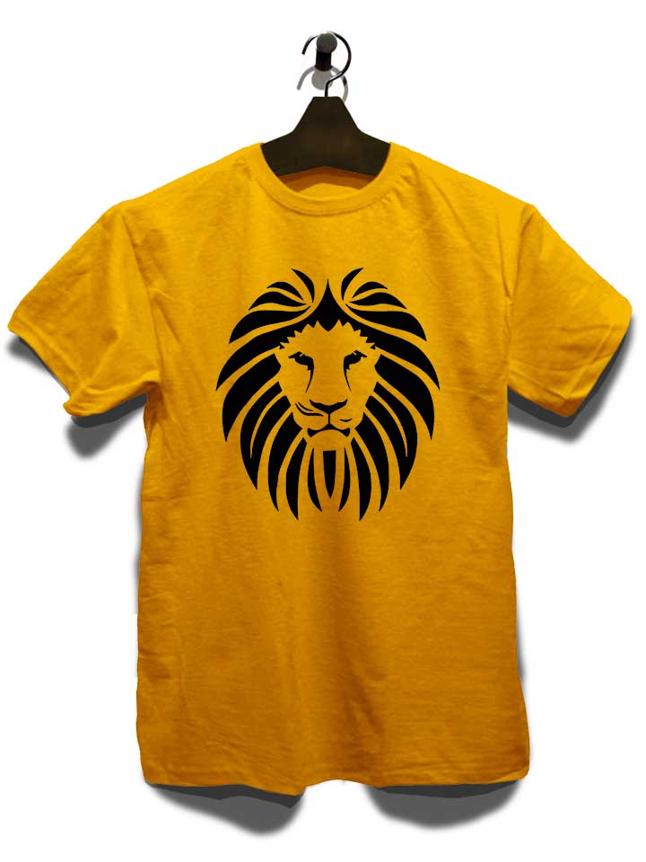 loewen-kopf-t-shirt gelb 3