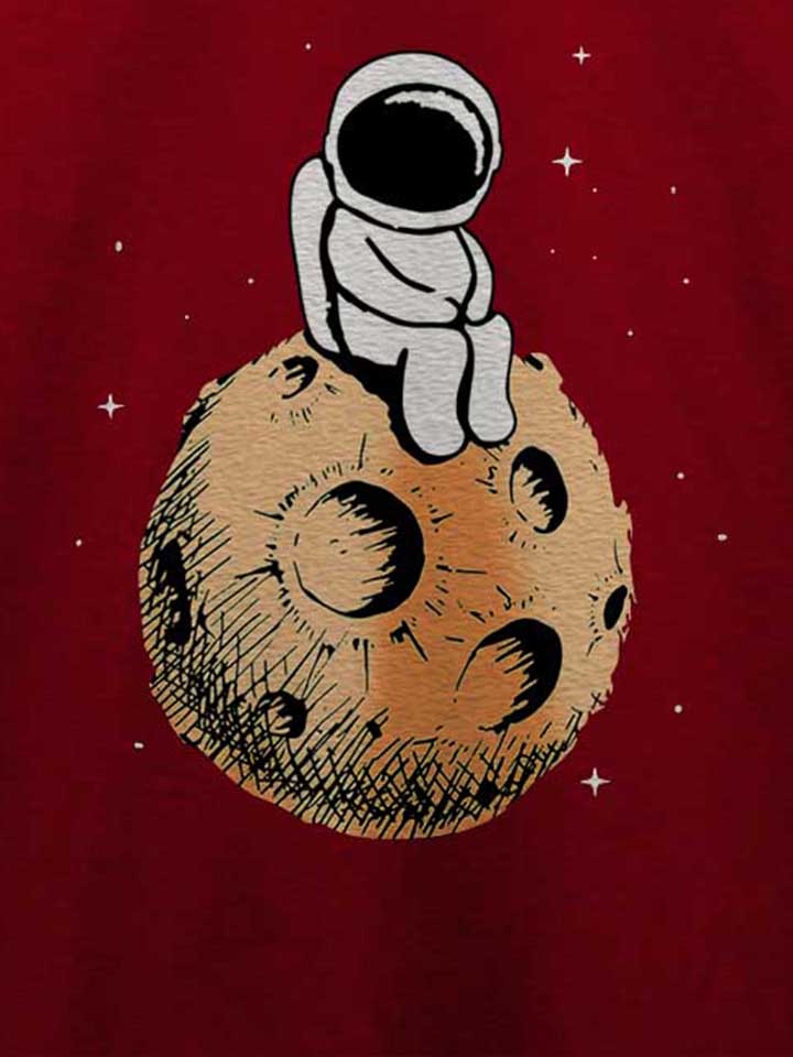 lonely-astronaut-moon-t-shirt bordeaux 4