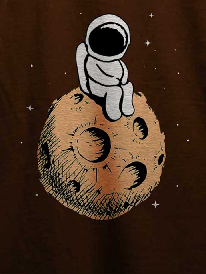 lonely-astronaut-moon-t-shirt braun 4
