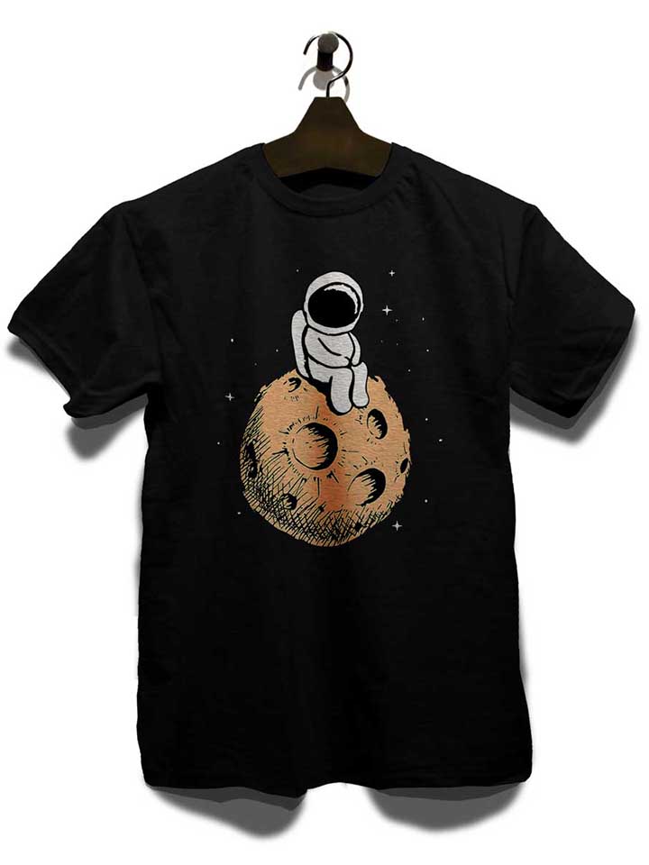 lonely-astronaut-moon-t-shirt schwarz 3