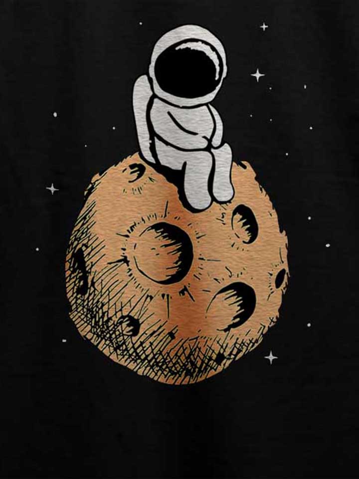 lonely-astronaut-moon-t-shirt schwarz 4
