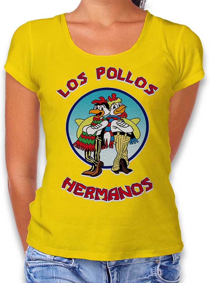 Los Pollos Hermanos Womens T-Shirt yellow L