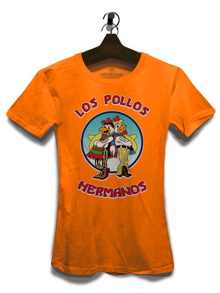 los-pollos-hermanos-damen-t-shirt orange 3