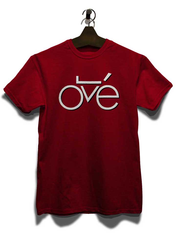 love-bicycle-t-shirt bordeaux 3