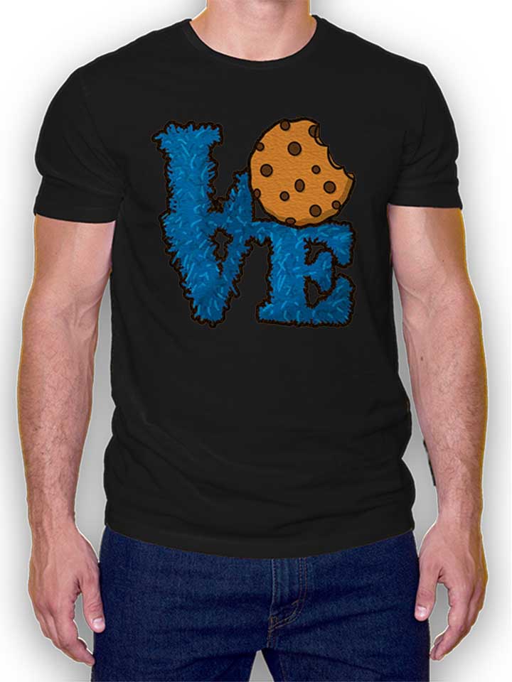 Love Cookies T-Shirt schwarz L
