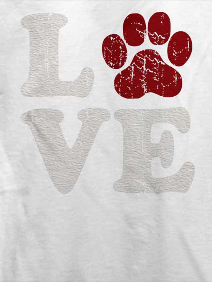 love-dog-vintage-t-shirt weiss 4