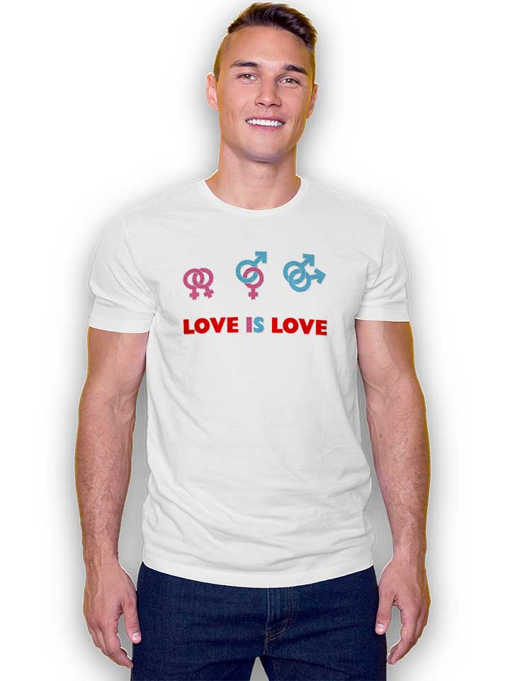 love-is-love-t-shirt weiss 2