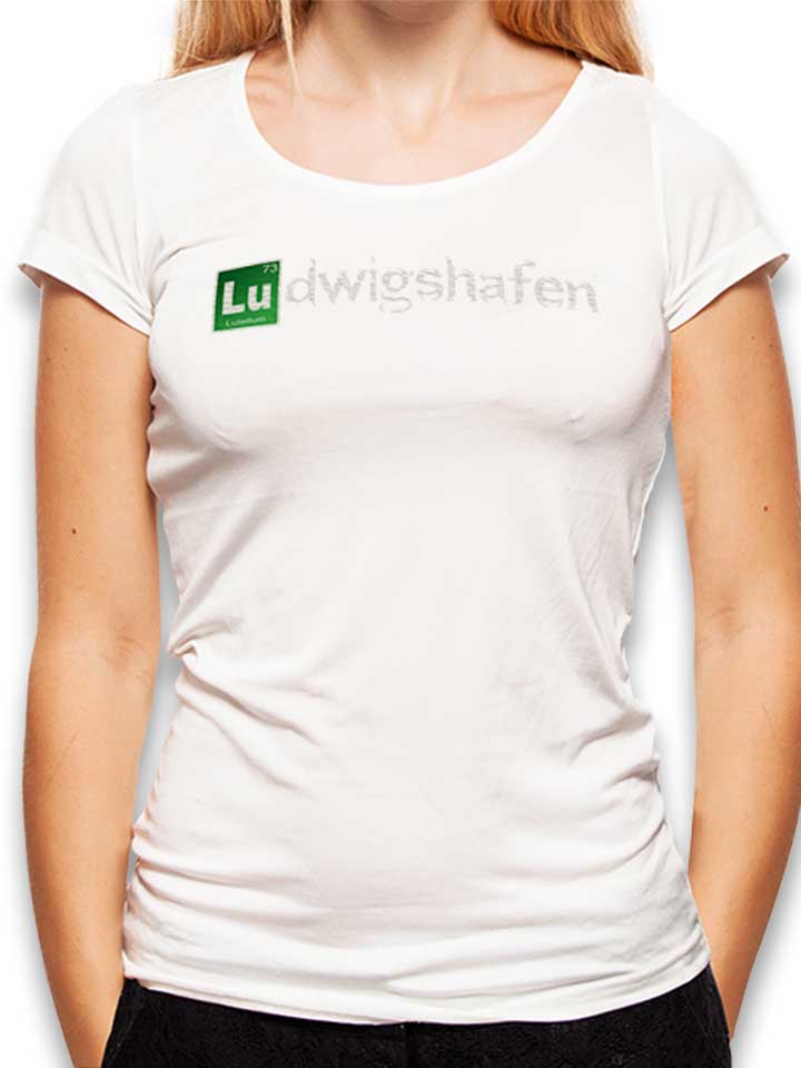 Ludwigshafen Damen T-Shirt weiss L