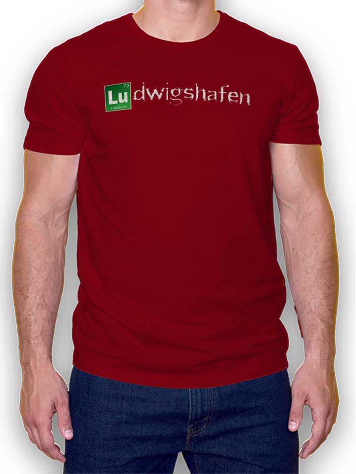 ludwigshafen-t-shirt bordeaux 1