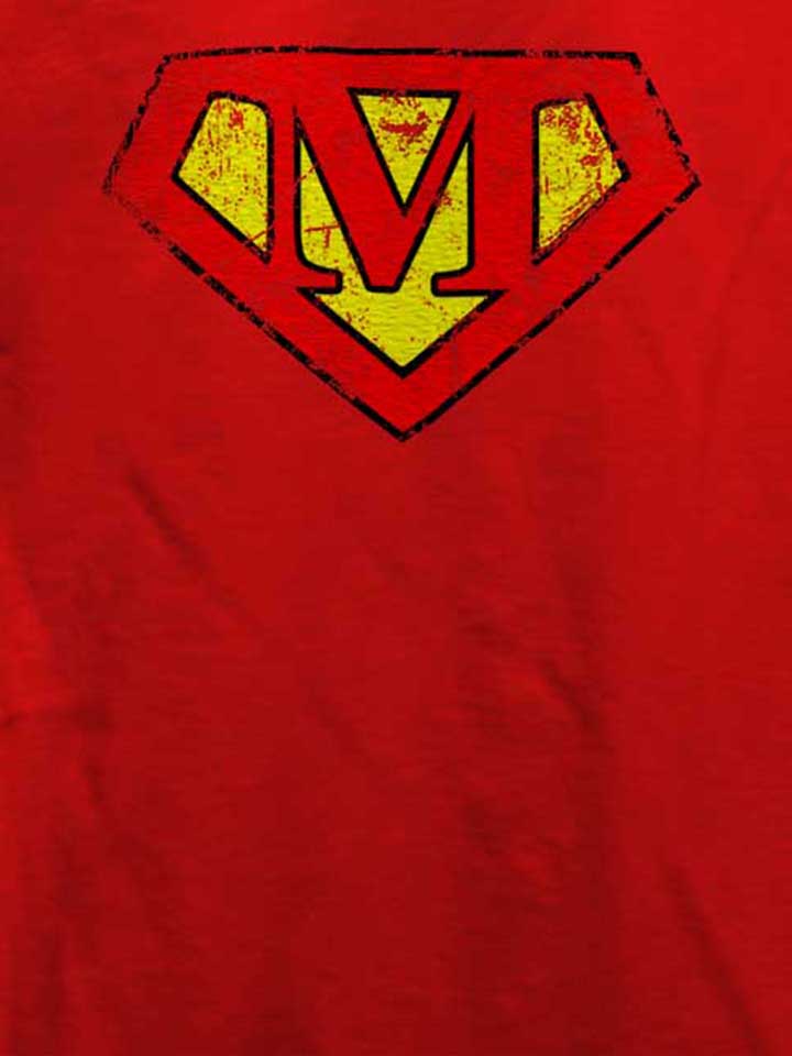 m-buchstabe-logo-vintage-t-shirt rot 4