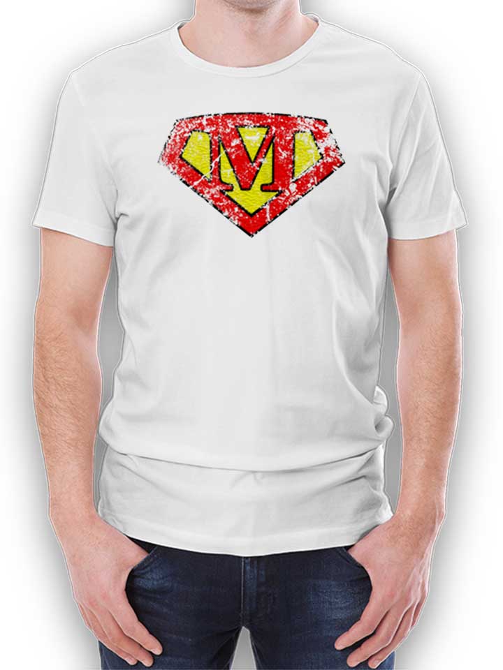 m-buchstabe-logo-vintage-t-shirt weiss 1