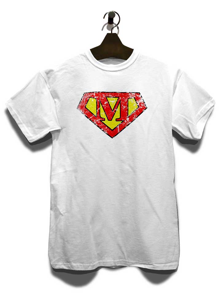 m-buchstabe-logo-vintage-t-shirt weiss 3