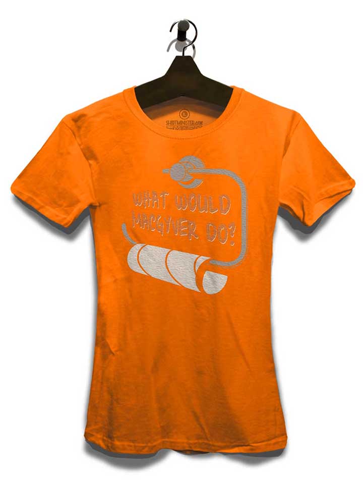 macgyver-damen-t-shirt orange 3