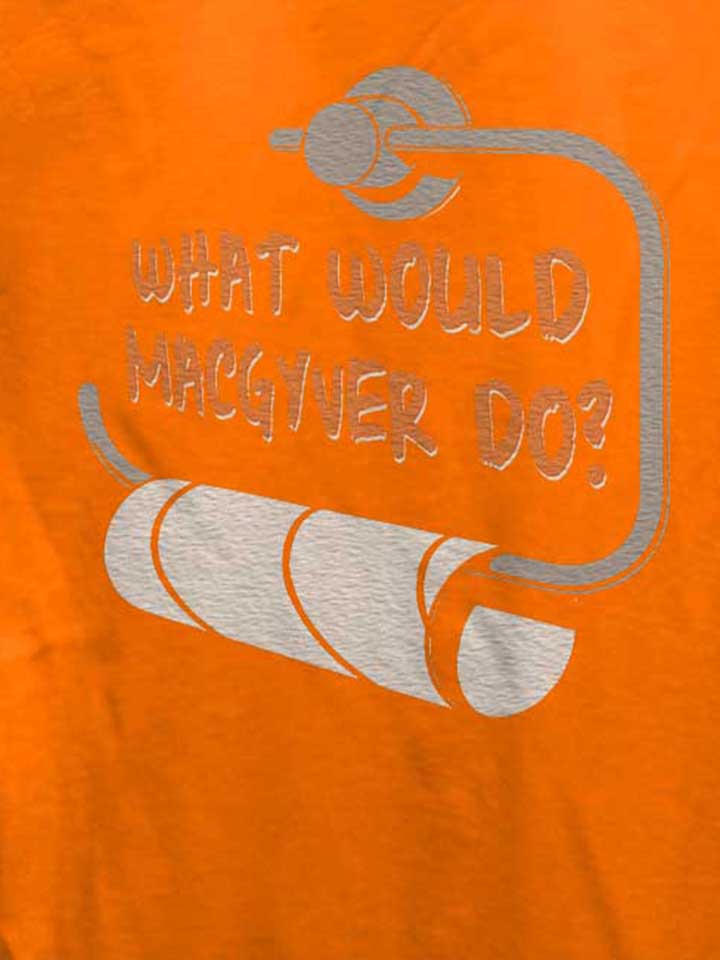 macgyver-damen-t-shirt orange 4