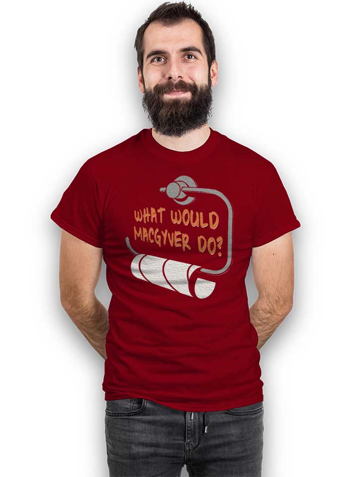 macgyver-t-shirt bordeaux 2
