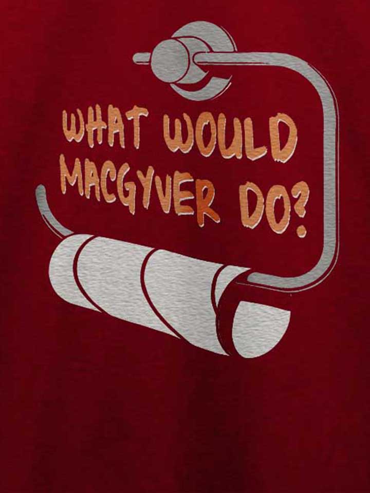 macgyver-t-shirt bordeaux 4