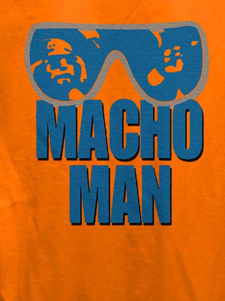 macho-man-damen-t-shirt orange 4