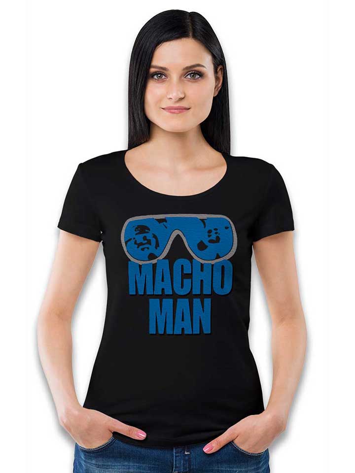 macho-man-damen-t-shirt schwarz 2