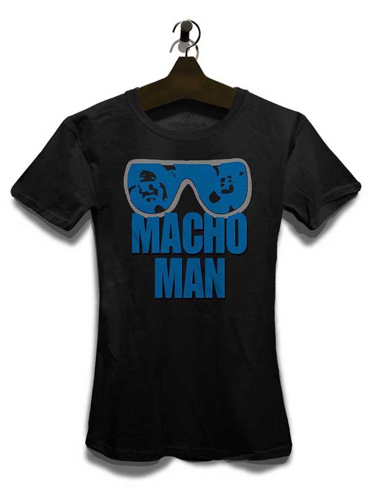 macho-man-damen-t-shirt schwarz 3