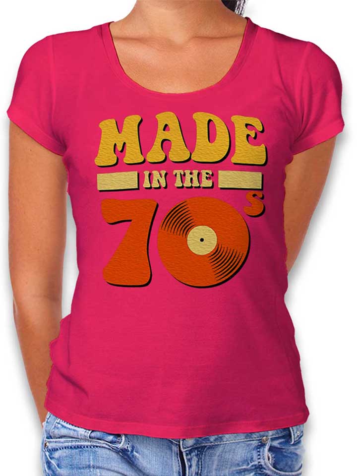 Made In The 70Ies Damen T-Shirt fuchsia L