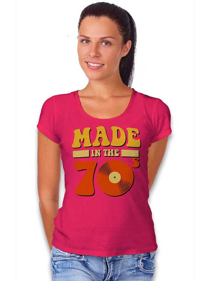 made-in-the-70ies-damen-t-shirt fuchsia 2