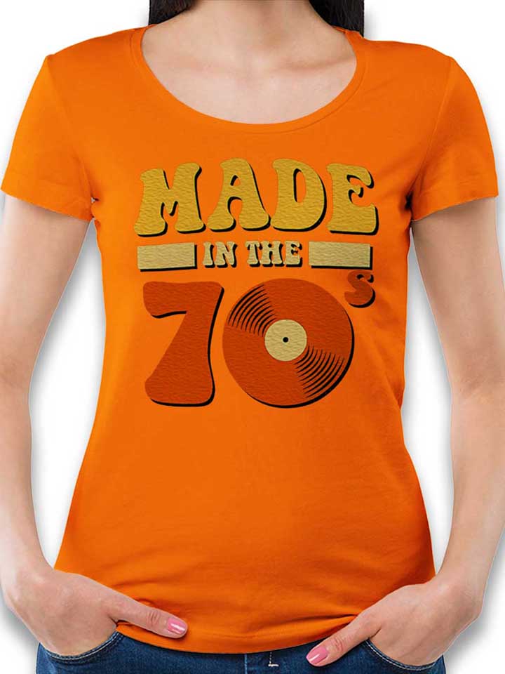 made-in-the-70ies-damen-t-shirt orange 1