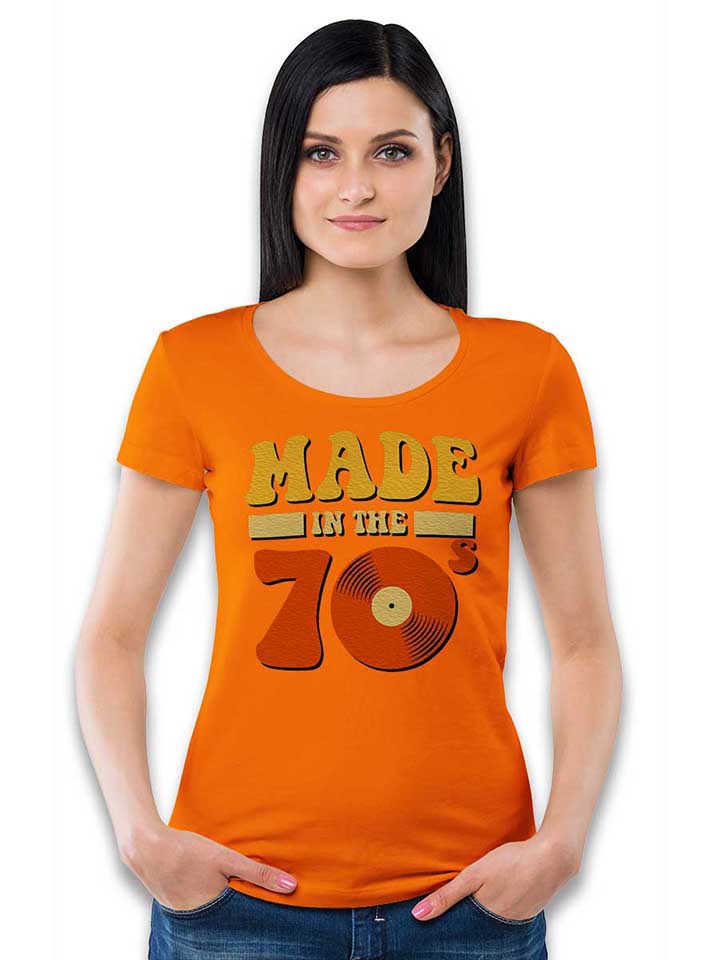 made-in-the-70ies-damen-t-shirt orange 2