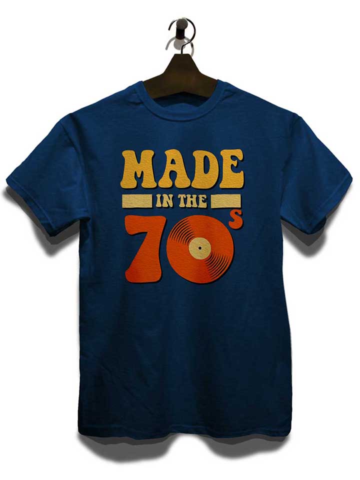 made-in-the-70ies-t-shirt dunkelblau 3
