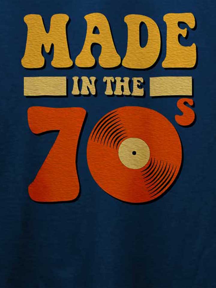 made-in-the-70ies-t-shirt dunkelblau 4