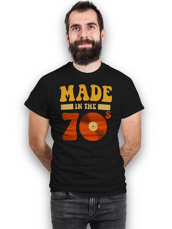 made-in-the-70ies-t-shirt schwarz 2
