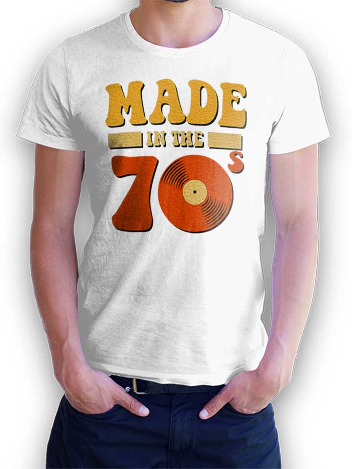 Made In The 70Ies T-Shirt weiss L
