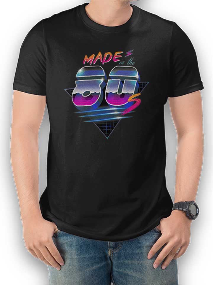 made-in-the-80ies-t-shirt schwarz 1