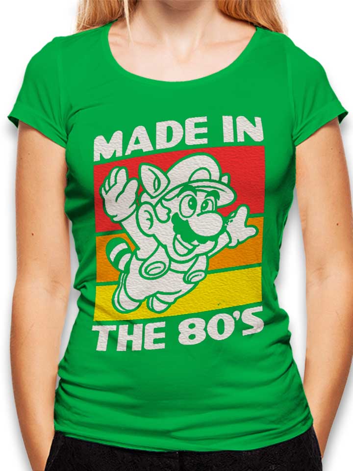 made-in-the-80s-damen-t-shirt gruen 1