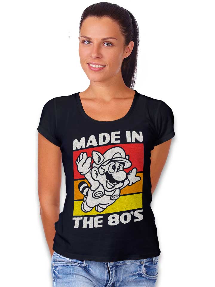 made-in-the-80s-damen-t-shirt schwarz 2